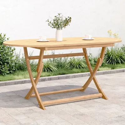 Produktbild von Gartentisch Klappbar 160x85x75 cm Massivholz Akazie 365746