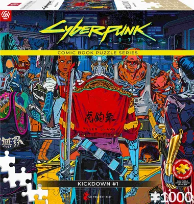 Obrázok produktu pre Puzzle, dobrá výbava, komiks, Cyberpunk 2077, Kickdown, 1000 prvkov