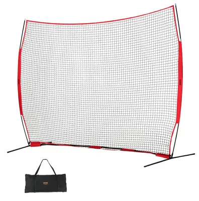 Obrázok produktu pre VEVOR bariérová sieť, bariérová sieť na loptové športy 393 x 140 x 275 cm, prenosné tréningové vybavenie s taškou na prenášanie, ochranná sieť na tréningy baseballu, softballu, lakrosu, futbalu a hokeja