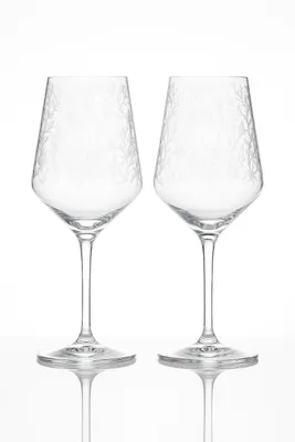 Produktbild von Frescobaldi Alìe Weingläser Set 2 Stück – Premium Rosé-Gläser mit feiner Unterwasser-Gravur, Kristallglas, elegantes Design für Wein & Cocktails
