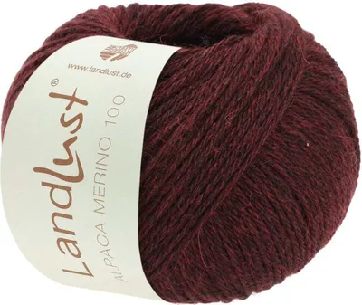 Produktbild von Lana Grossa Landlust Alpaka Merino 100 , Farbe:315 - Burgund