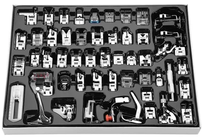 Produktbild von 52-teiliges Nähfußset - Professionelle Nähfußaccessoires für Nähmaschinen