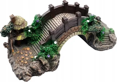 Produktbild von Aquarium Dekoration Aquarium Dekoration Schöne Aquariumbrücke Xxl 28Cm