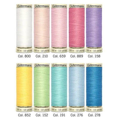 Produktbild von Gütermann Nähfaden-Set Allesnäher 10x100m Col.2