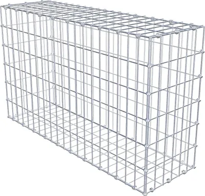 Produktbild von Gabione 100 cm x 60 cm x 30 cm (L x H x T), Maschenweite 5 x 10 cm, Spiralring
