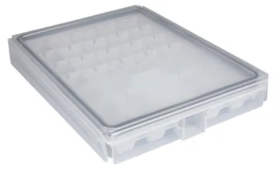 Produktbild von easyPART passend für 7423323 LIEBHERR Eiswürfelschale mit Deckel für Kühlschrank Gefrierschrank