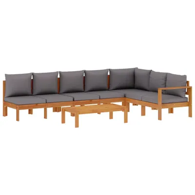 Produktbild von vidaXL 5-tlg. Garten-Sofagarnitur mit Kissen Massivholz Akazie