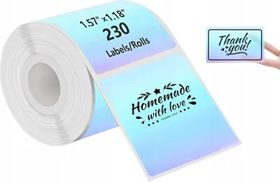 Zdjęcie produktu dla Etykiety samoprzylepne zamiennik do Phomemo M110 M200 M220 M221 40x30
