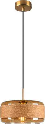 Produktbild von SLV 1007599 PANTILO ROPE 27, Pendelleuchte, 250cm, E27, 15W, gold