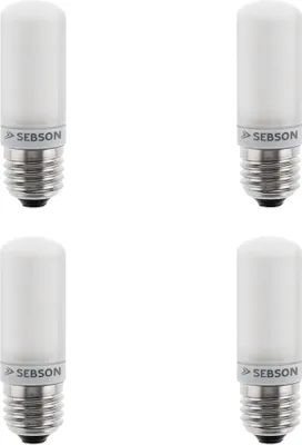 Produktbild von E27 LED Leuchtmittel warmweiß - 4x Lampe 4W 400lm 230V ersetzt 35W Birne SEBSON