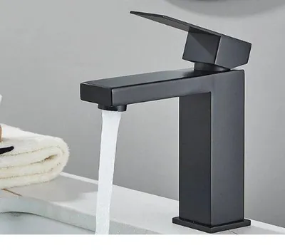 Obrázok produktu pre Čierna kúpeľňová polička, výška 16,5 cm