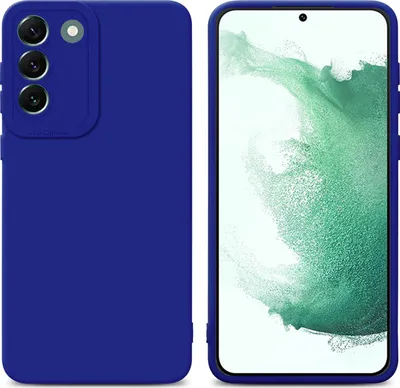 Produktbild von Cadorabo Hülle für Samsung Galaxy S22 PLUS Schutz Hülle in Blau TPU Silikon Etui Case Handyhülle