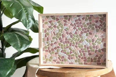 Immagine prodotto di Set fai da te mosaico vassoio – Pastello misto