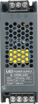 Obrázek produktu pro Neoglint Ultra tenký napájecí adaptér Transformátor pro světelné LED pásky AC190V-240V na DC 24V 4,2A 100W Napájecí spínací převodník pro vnitřní použití