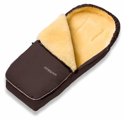 Produktbild von Hofbrucker Lammfell-Fußsack Alaska für Kinderwagen und Buggy