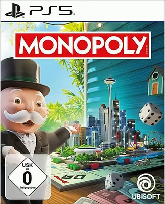 The cover art for the video game Monopoly for PlayStation 5.