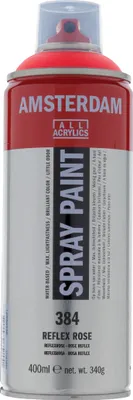 Produktbild von Amsterdam Sprühfarbe Spraydose hochpigmentiert 400 ml Reflexrosa 384