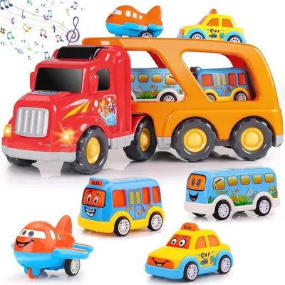 Produktbild von Mehrzweck-Kinder-Spielzeugauto 5-in-1 Tragesystem für Jungen