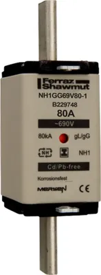 Produktbild von Mersen NH-Sicherungseinsatz SG NH1GG69V80-1 B229748