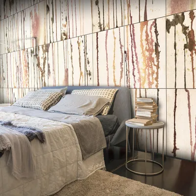 Produktbild von PURO TAPETE - Realistische Tapete ohne Rapport und Versatz 10m Vlies Tapetenrolle Wandtapete modern design Fototapete - Abstrakt - wie gemalt f-A-0460-j-b