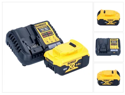 Image de DeWalt DCB 1104 P1 Kit de démarrage sans fil 12 V / 18 V 1x batterie 5,0 Ah + chargeur DCB 1104