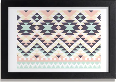Produktbild von Bild 30x20 MDF-Rahmen, Wandkunst ethnischer Hintergrund
