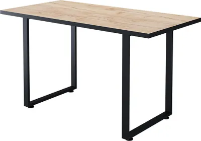 Produktbild von Esstisch Vicco Livorno Schwarz/Goldkraft Eiche 140 x 70 cm, Model 55614