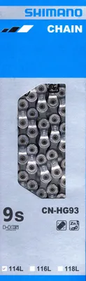 Produktbild von Shimano XT Kette HG93 9fach Fahrradkette 114 L CN - HG 93 9 fach Chain Ultegra