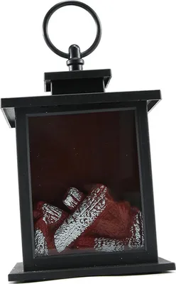 Obrázok produktu pre LED plameňové svietidlo Módne retro svietidlo pre vianočnú výzdobu Štvorcové plameňové svietidlo, M
