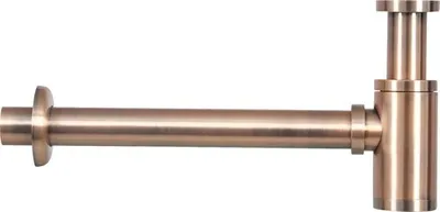 Produktbild von Differnz Tassensiphon für Handwaschbecken 1 1/4 Zoll x 32 mm kupfer gebürstet 30.412.60