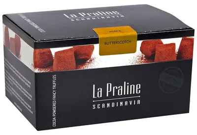 Produktbild von La Praline Scandinavia Truffles Butterscotch 200g