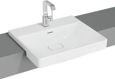 Produktbild von VITRA 7531B001-7200 Halbeinbauwaschtisch New Metropole
