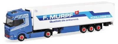 Produktbild von Herpa 319058 - 1/87 DAF XG+ Kühlkoffer-Sattelzug "Murpf" - Neu