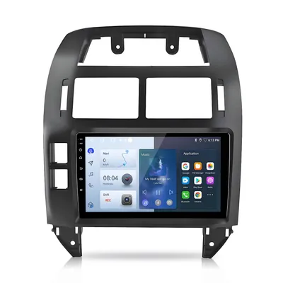 Zdjęcie produktu dla 9''HD Carplay 4+64G Android13 8Kern Autoradio 4GSIM Für VW Polo 9N 2001-2009 GPS Navi WIFI BT FM USB DAB+