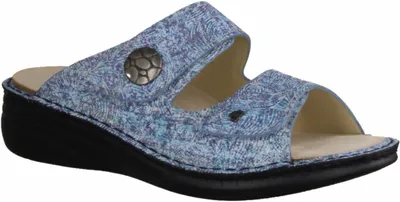 Produktbild von Finn Comfort Moorea supersofte Pantolette, Damen, Leder, Sky, lose Einlagen - Passformübersicht Finn comfort Marken Finn Comfort FinnMellow, Blau, leder (ariel)