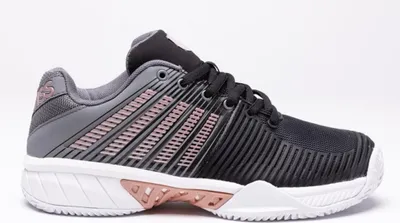 Produktbild von K-Swiss Tennis Express Light 2 Hb Black/Steel Gray/Rose Go Black/Steel Gray/Rose Go 38