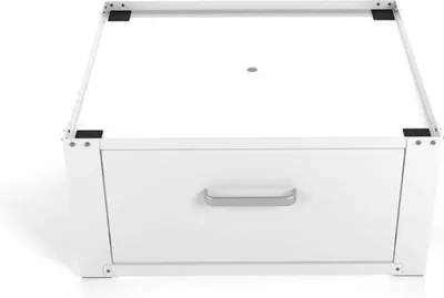 Produktbild von Famanu Waschmaschinenverhoger mit Lade - Weiß - Höhe 31 cm, bis 150 kg