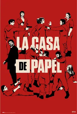 Produktbild von La Casa de Papel - All Characters - Poster - Größe 61x91,5 cm