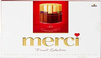 Zdjęcie produktu dla merci 14419 merci Finest Selection Groe Vielfalt Pralinen 400 g