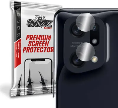 Produktbild von Glas für die Kamera GrizzGlass HybridGlass für das Oppo Find X5 Pro