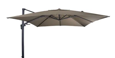 Produktbild von Lesli Living Ampelschirm "Virgo Flex" Taupe 3x3m