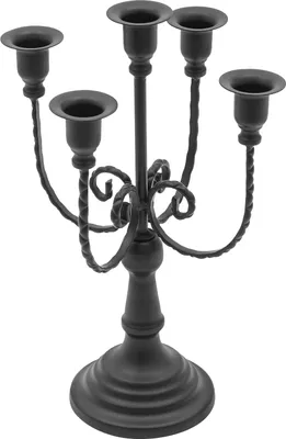 Image de 6x Chandelier de table Chandelier noir