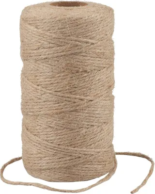Produktbild von 100 m Juteschnur, Gartenschnur, 2 mm, natürliches Jutegarn, Juteschnur für Gartenarbeit, Hochzeitsdekoration, DIY, Basteln, Kunst, Geschenkverpackung – READCLY