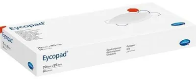 Productafbeelding van Hartmann Eycopad® oogcompressen, steriel, 70 x 85 mm - 50 stuks | Verpakking (50 stuks)