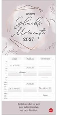 Obrázek produktu pro Kreativní plánovač pro dva šťastné okamžiky v roce 2027