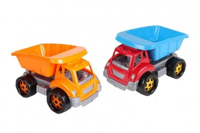 Image de Benne de chantier plastique free running 3 couleurs 19x18x26cm 12m+
