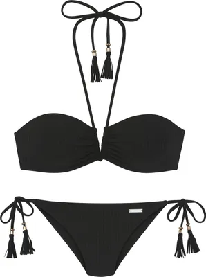 Produktbild von Elbsand Bandeau-Bikini schwarz Größe 36 Cup A/B