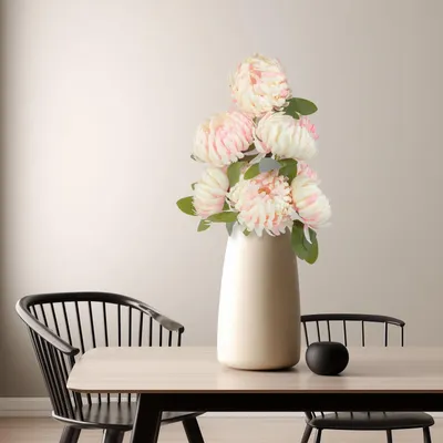 Produktbild von Künstliche Pflanze - Heimdekoration - Chrysantheme - Rosa - 12 x 58 cm 1 Stück [11912E], KI-generiertes Bild