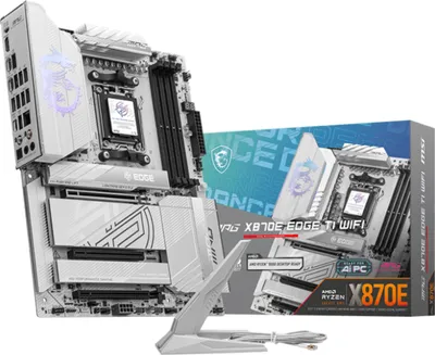 Produktbild von MSI MPG X870E EDGE TI WIFI Motherboard AMD X870E Sockel AM5 ATX