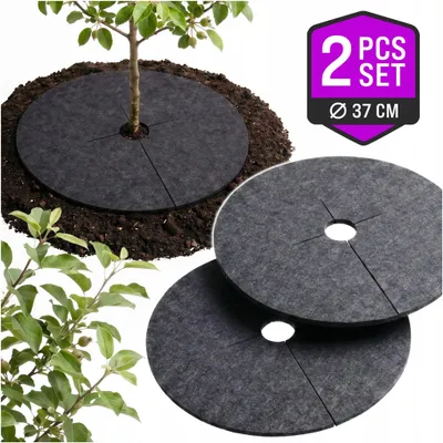 Obrázek produktu pro Ochranný Disk S Protiplevelovou Výplní, 37 Cm, Filcový Kruh, Sada 2 Ks